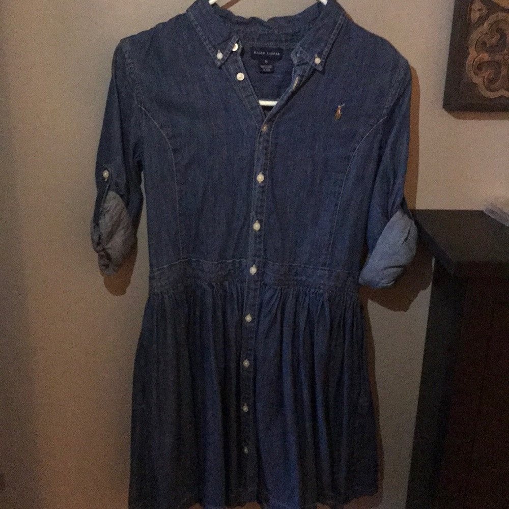 Ralph Lauren denim collard dress
